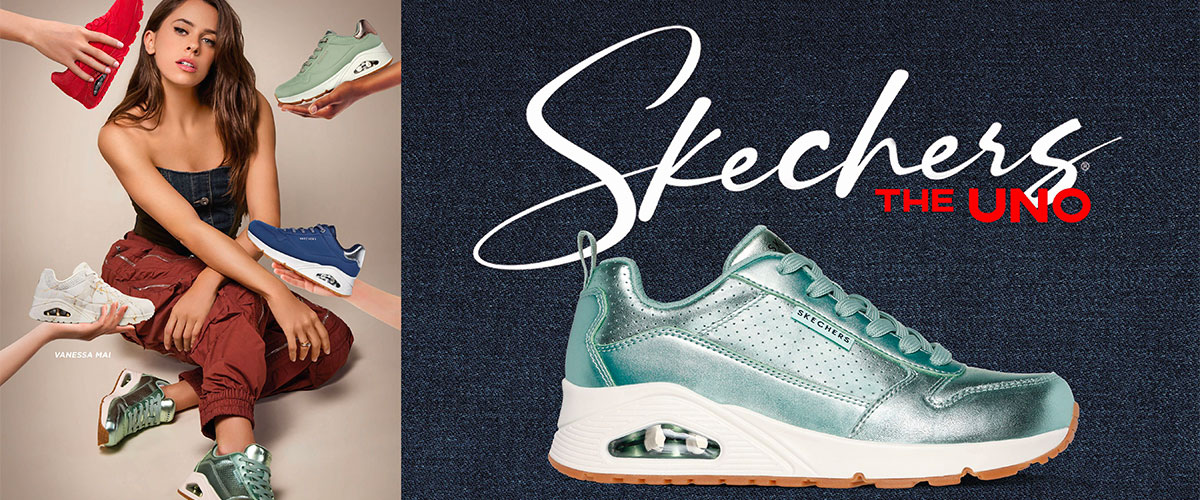 Gewinnen Sie eines von drei Paar Skechers UNO-Sneaker